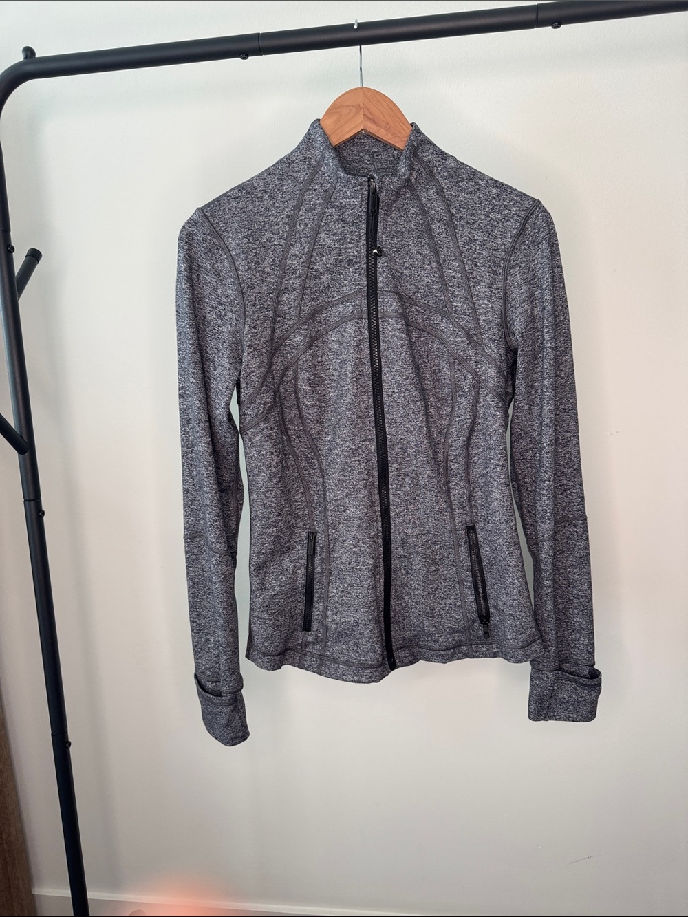 lululemon athletica Heather Gray Define Zip up Jacket